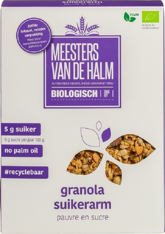 Granola suikerarm biologisch 350 gram
